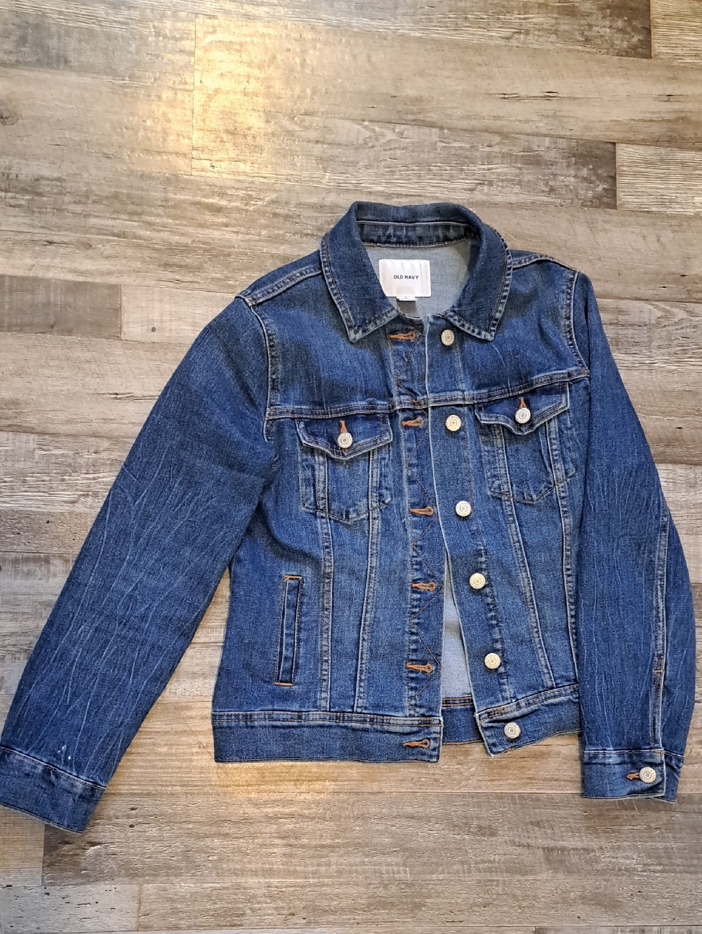 Old Navy Dark Blue Denim Jacket S/P